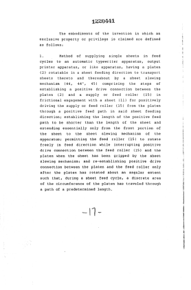 Document de brevet canadien 1220441. Revendications 19930927. Image 1 de 10