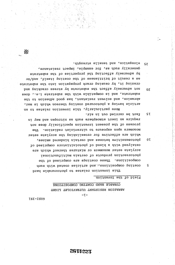 Canadian Patent Document 1224182. Description 19930911. Image 1 of 28