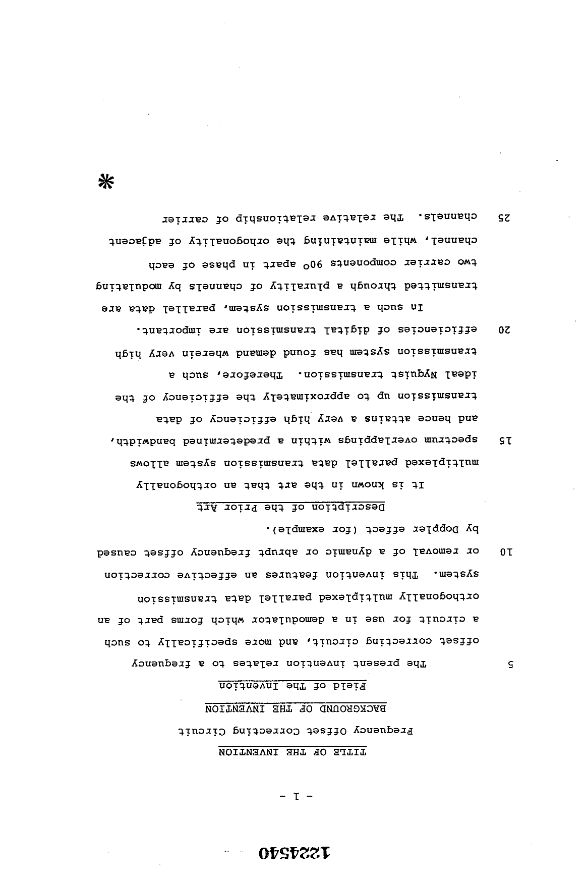 Canadian Patent Document 1224540. Description 19921203. Image 1 of 18