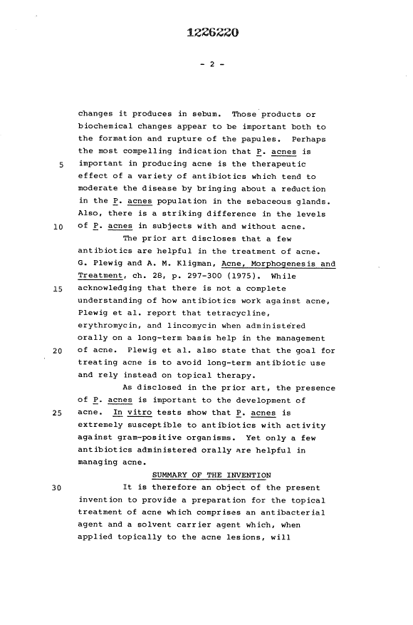 Document de brevet canadien 1226220. Description 19930727. Image 2 de 10