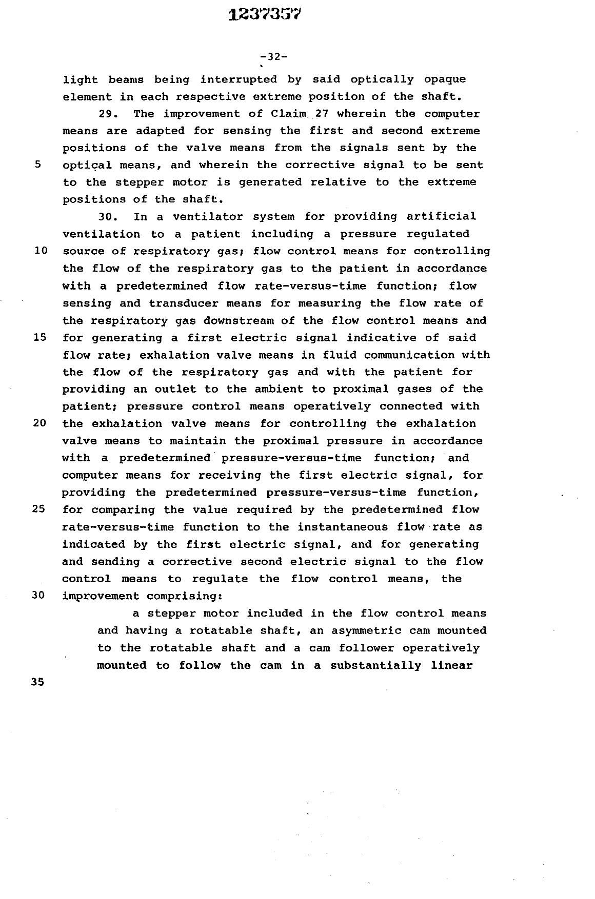 Document de brevet canadien 1237357. Revendications 19921229. Image 9 de 10