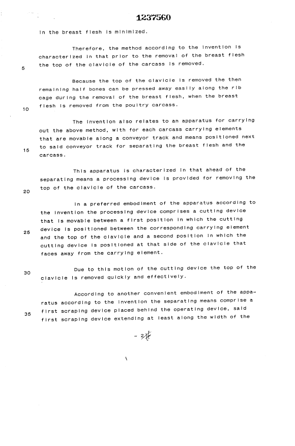 Document de brevet canadien 1237560. Description 19930929. Image 2 de 15