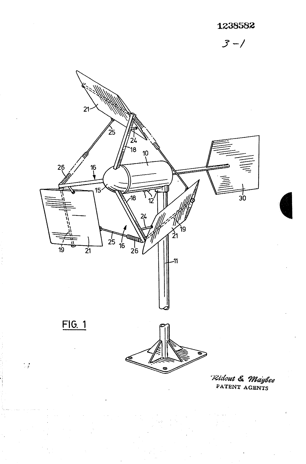 Canadian Patent Document 1238582. Drawings 19930930. Image 1 of 3