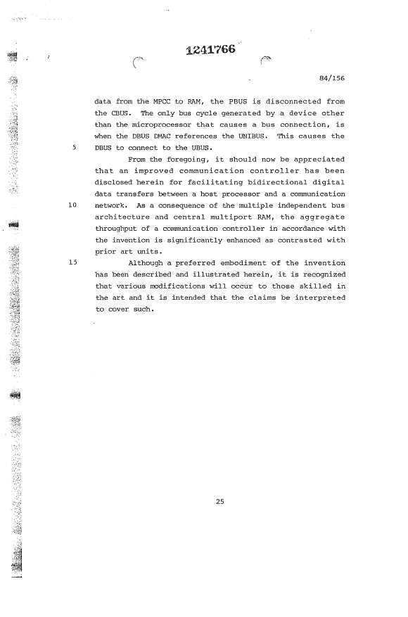 Canadian Patent Document 1241766. Description 19930930. Image 28 of 28