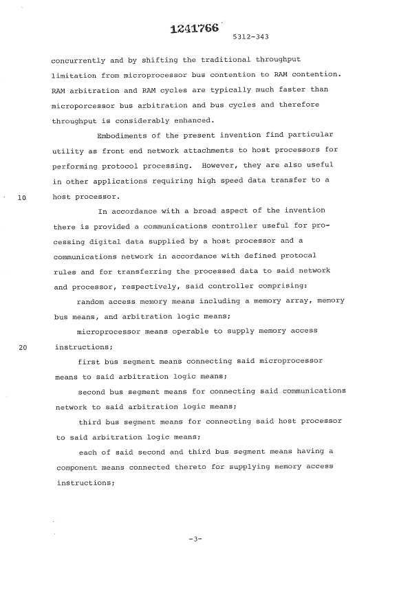 Canadian Patent Document 1241766. Description 19930930. Image 3 of 28