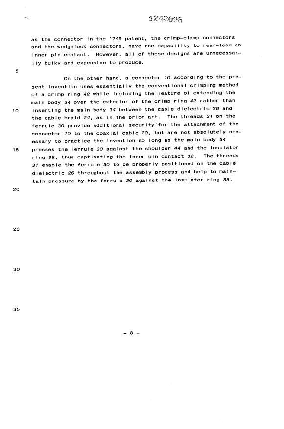 Document de brevet canadien 1242008. Description 19930819. Image 11 de 11