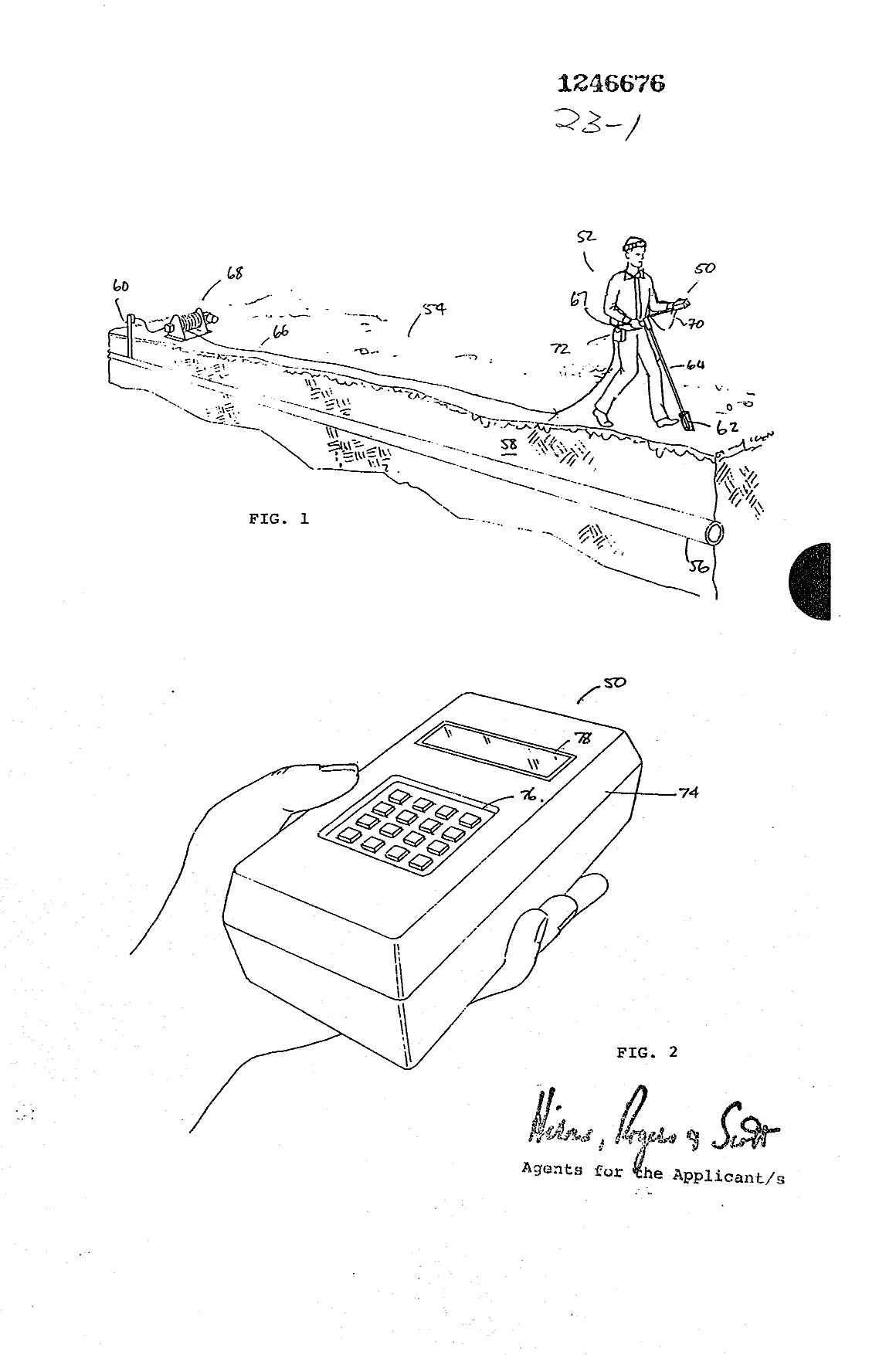 Canadian Patent Document 1246676. Drawings 19930825. Image 1 of 23