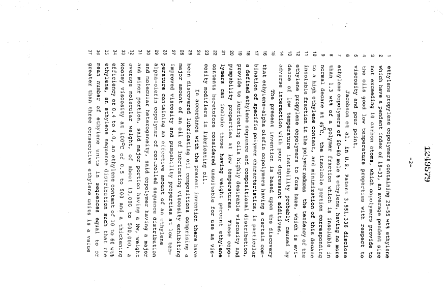 Canadian Patent Document 1249579. Description 19931005. Image 2 of 25