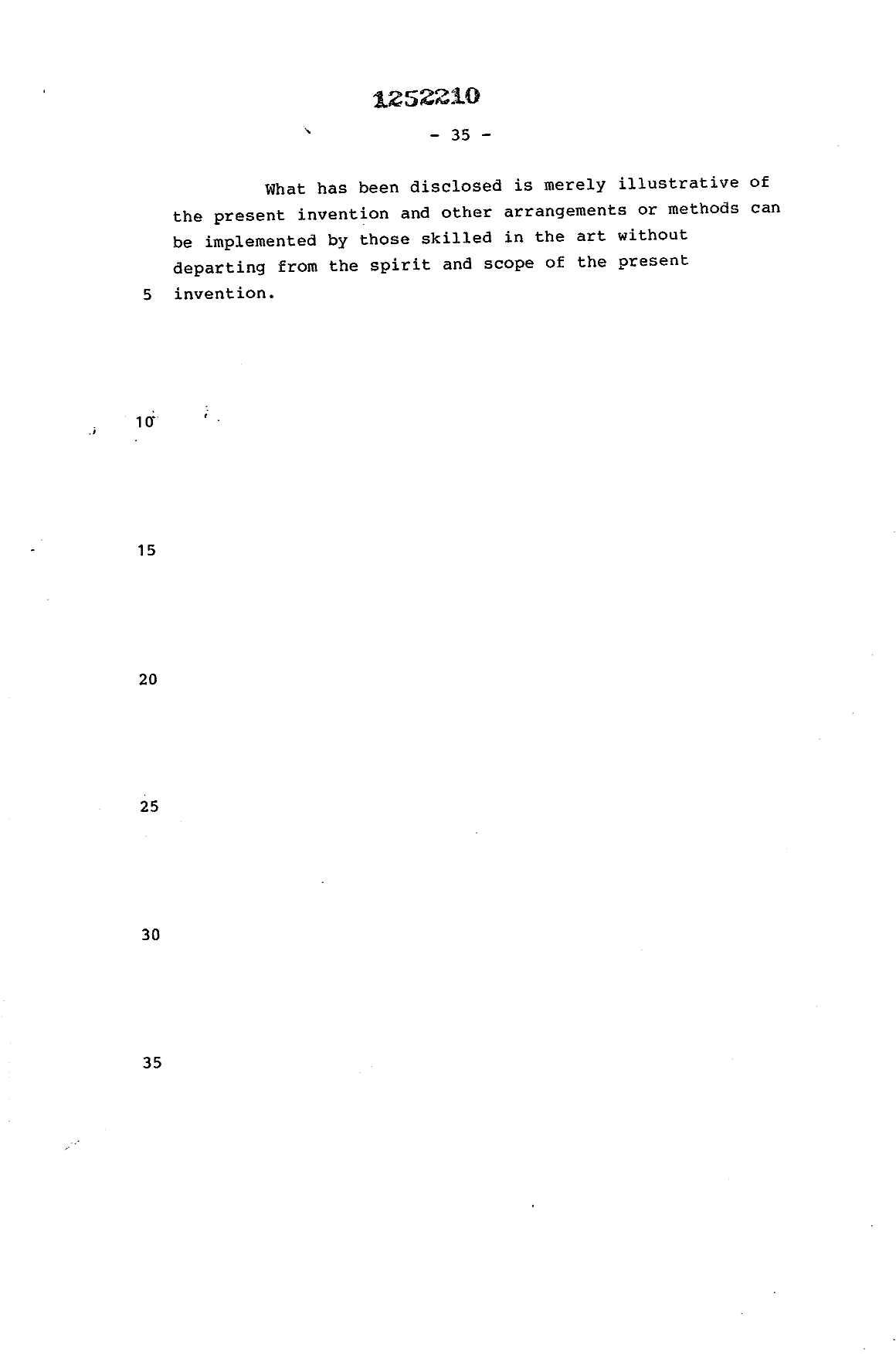 Document de brevet canadien 1252210. Description 19921202. Image 36 de 36
