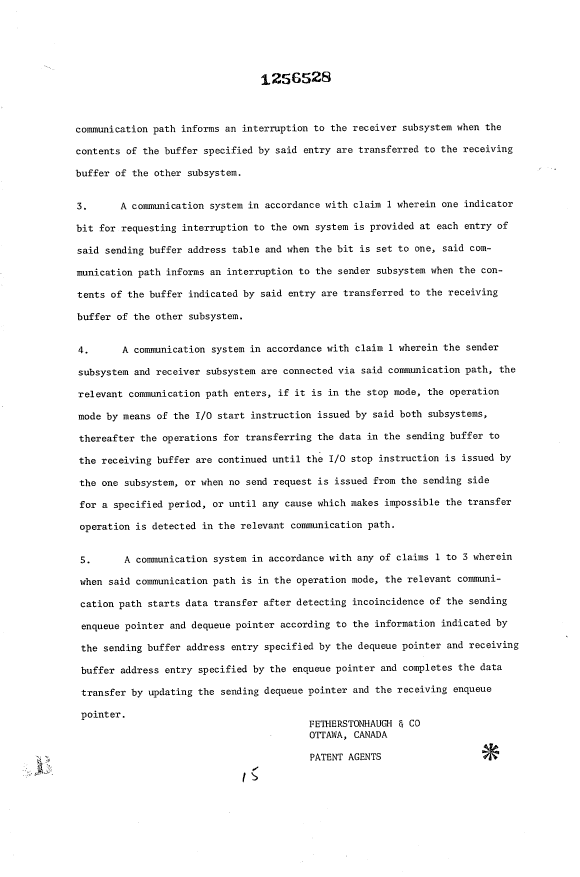 Document de brevet canadien 1256528. Revendications 19930907. Image 2 de 2