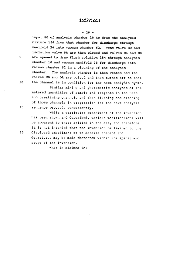 Document de brevet canadien 1257523. Description 19931006. Image 20 de 20