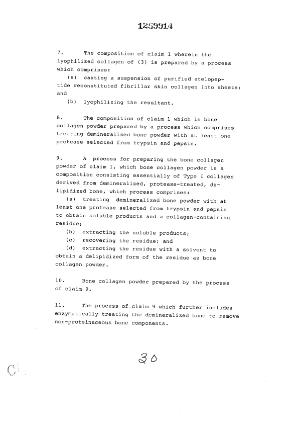 Document de brevet canadien 1259914. Revendications 19931006. Image 2 de 3