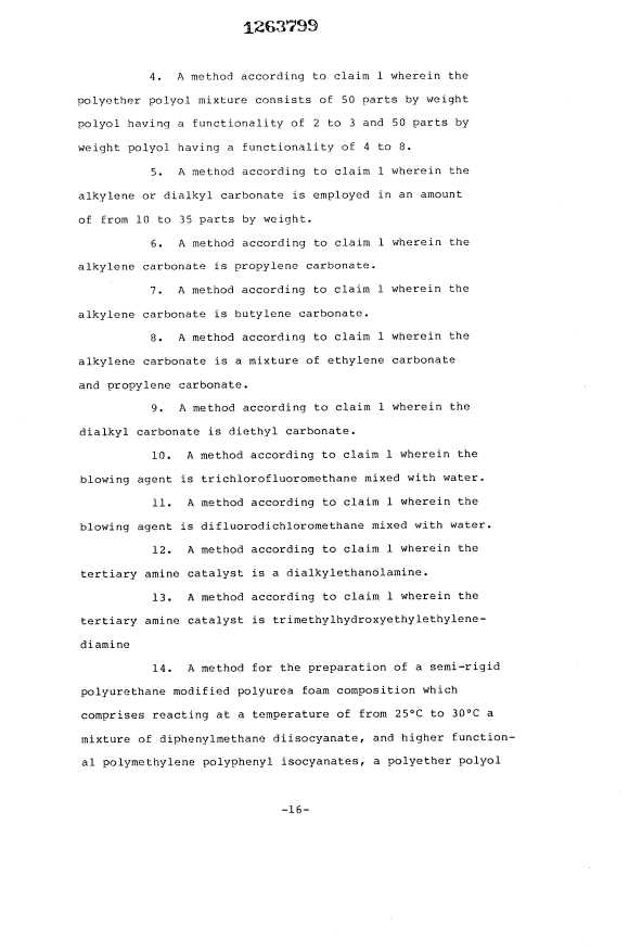 Document de brevet canadien 1263799. Revendications 19930915. Image 2 de 3