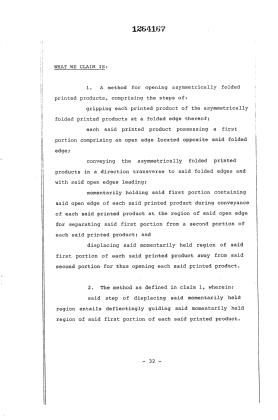Document de brevet canadien 1264167. Revendications 19930915. Image 1 de 12