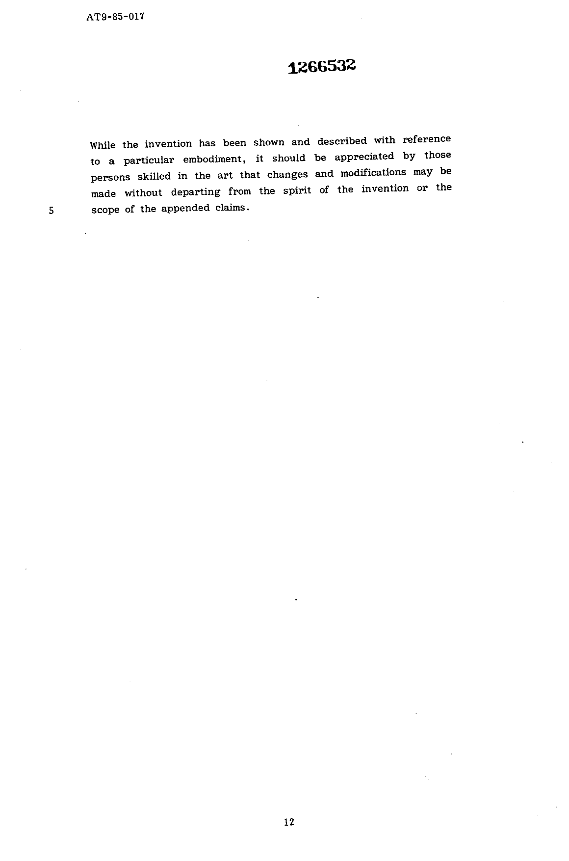 Canadian Patent Document 1266532. Description 19930918. Image 12 of 12