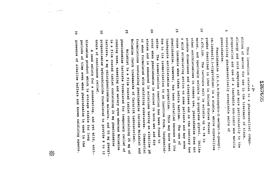 Document de brevet canadien 1267605. Description 19930920. Image 1 de 19