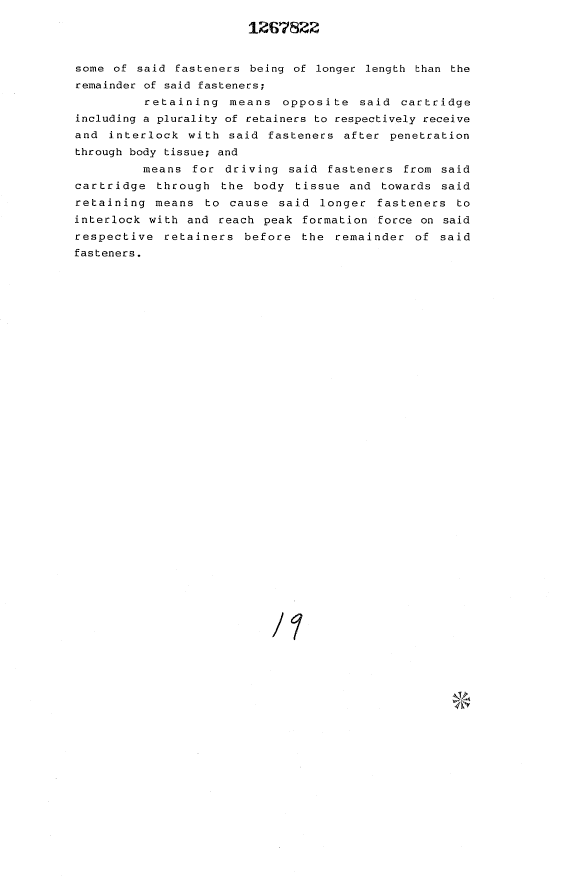 Document de brevet canadien 1267822. Revendications 19931014. Image 5 de 5