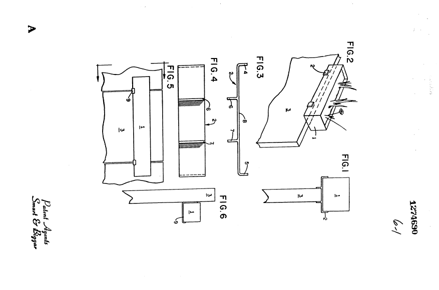 Canadian Patent Document 1274690. Drawings 19931013. Image 1 of 6