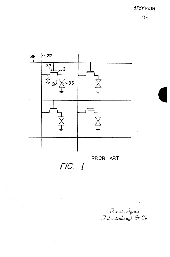 Document de brevet canadien 1296438. Dessins 19931027. Image 1 de 19
