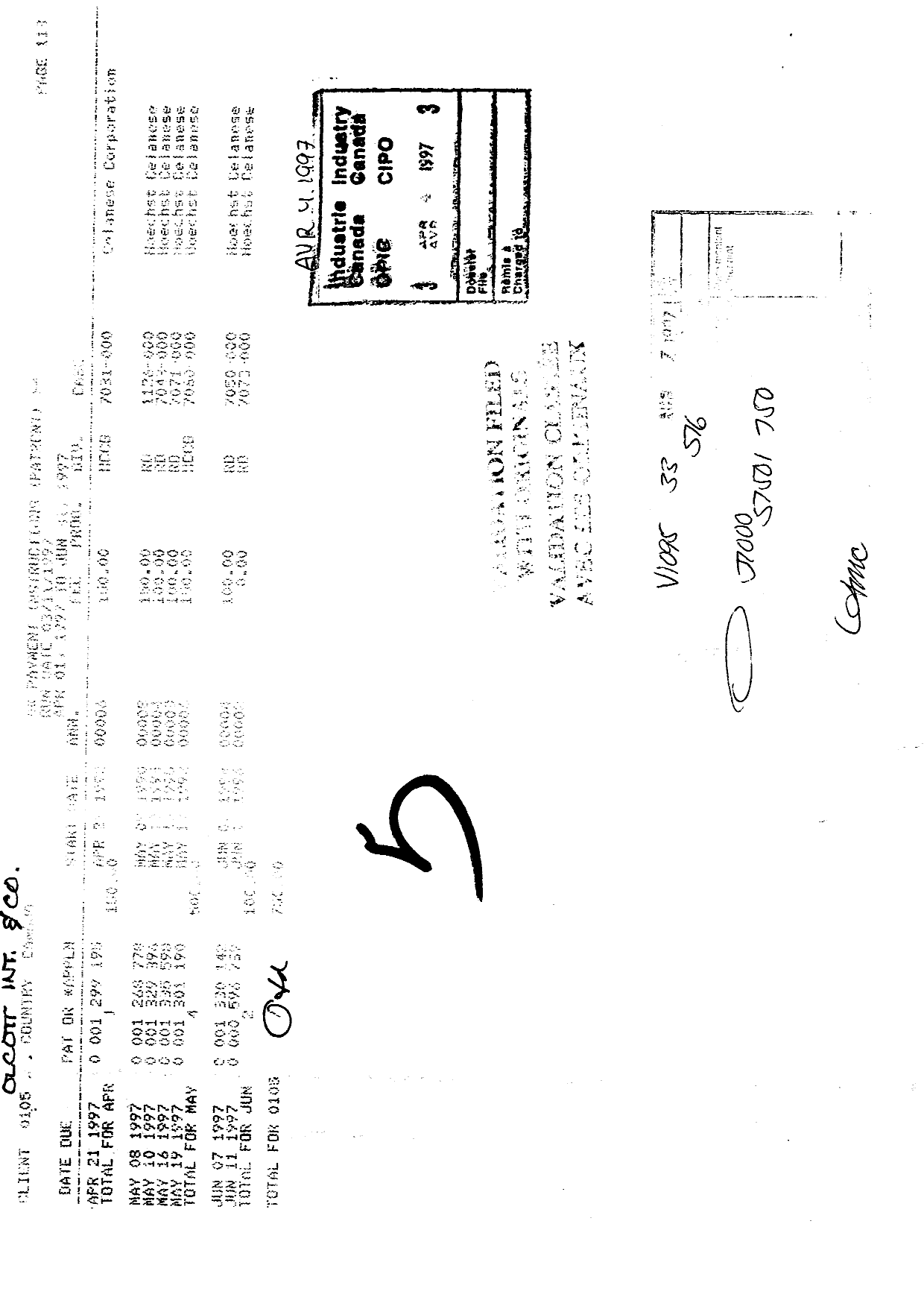 Document de brevet canadien 1299195. Taxes 19970404. Image 1 de 1