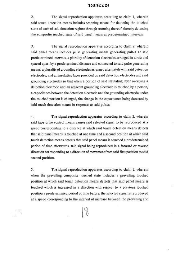 Document de brevet canadien 1306539. Revendications 19931115. Image 2 de 3