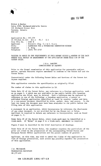 Canadian Patent Document 1319125. Examiner Requisition 19910719. Image 1 of 1
