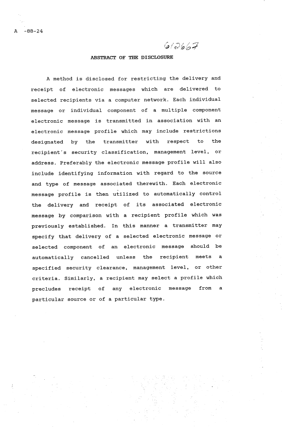 Document de brevet canadien 1321656. Abrégé 19940304. Image 1 de 1