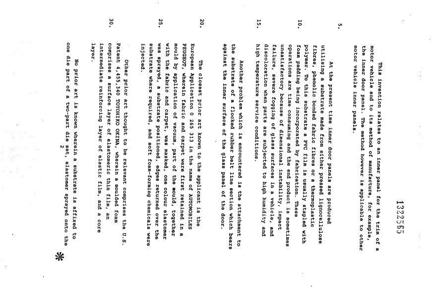 Canadian Patent Document 1322565. Description 19940304. Image 1 of 6