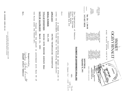 Canadian Patent Document 1324999. PCT Correspondence 19930916. Image 1 of 1