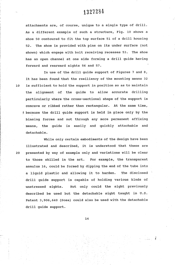 Canadian Patent Document 1327284. Description 19940721. Image 14 of 14