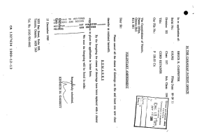 Canadian Patent Document 1327634. Prosecution Correspondence 19891213. Image 1 of 1