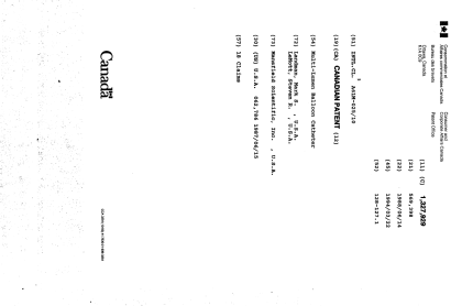 Document de brevet canadien 1327929. Page couverture 19940722. Image 1 de 1