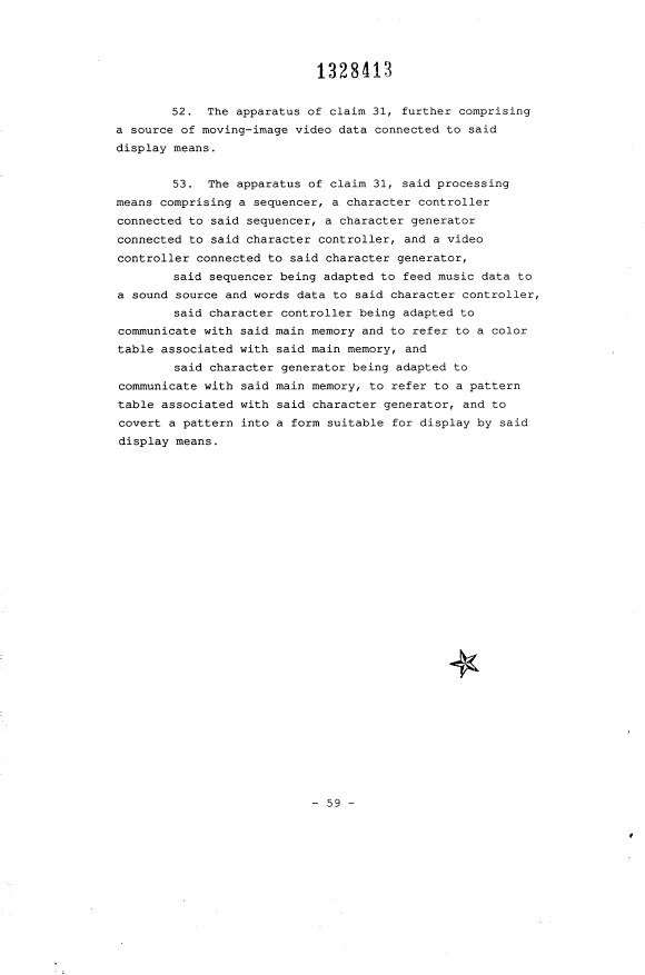 Document de brevet canadien 1328413. Revendications 19940722. Image 15 de 15
