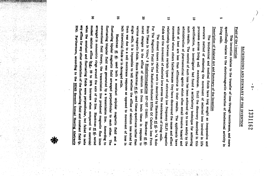 Document de brevet canadien 1331162. Description 19950829. Image 1 de 14