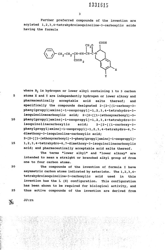 Document de brevet canadien 1331615. Description 19941229. Image 3 de 20