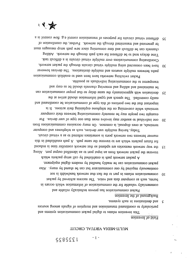 Canadian Patent Document 1335835. Description 19950606. Image 1 of 14