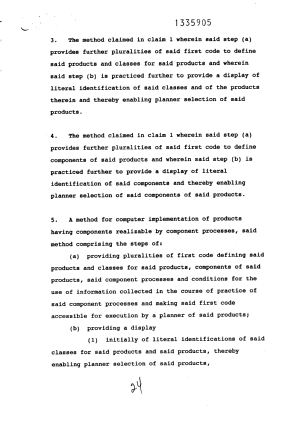 Document de brevet canadien 1335905. Revendications 19941213. Image 2 de 3