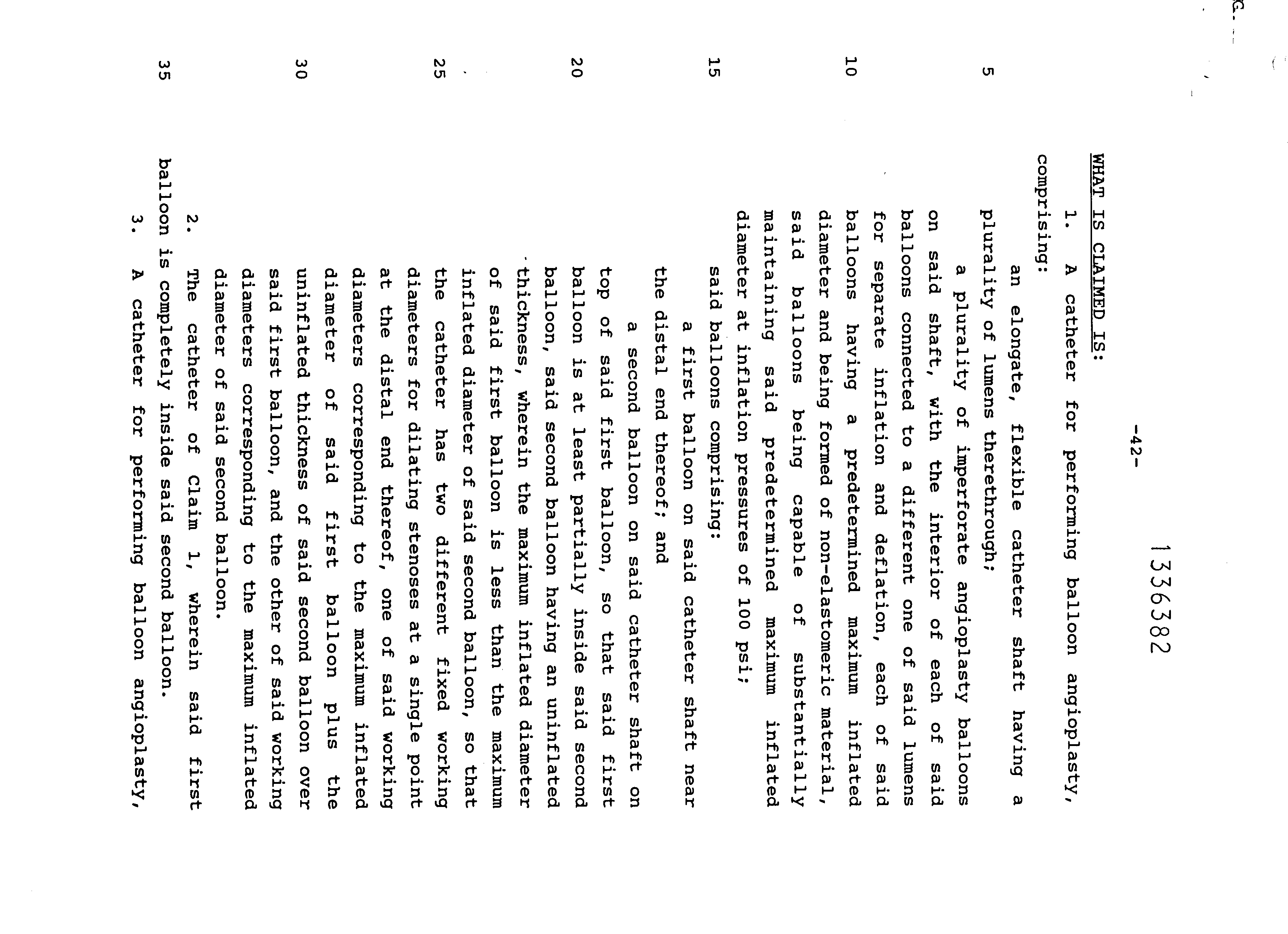 Canadian Patent Document 1336382. Claims 19950725. Image 1 of 6