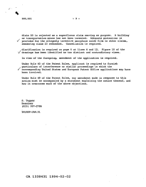 Canadian Patent Document 1338431. Examiner Requisition 19940202. Image 3 of 3