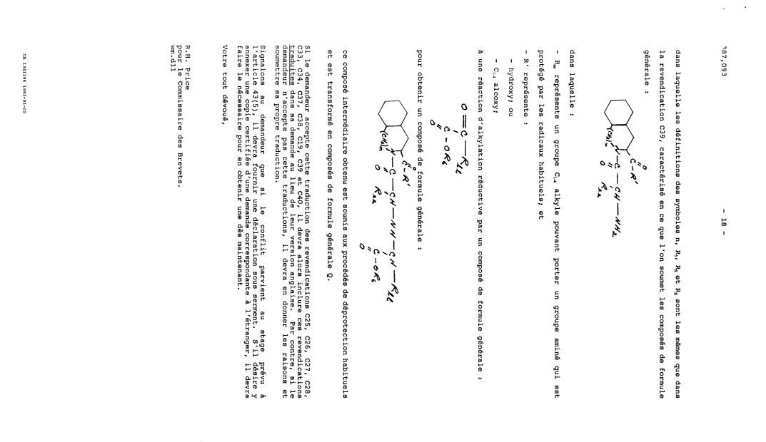 Canadian Patent Document 1341196. Prosecution-Amendment 19921222. Image 18 of 18
