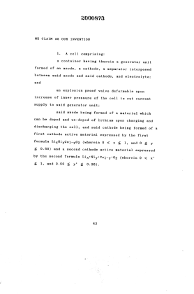 Document de brevet canadien 2000873. Revendications 19940330. Image 1 de 1