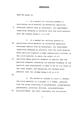 Document de brevet canadien 2001202. Revendications 19900426. Image 1 de 4