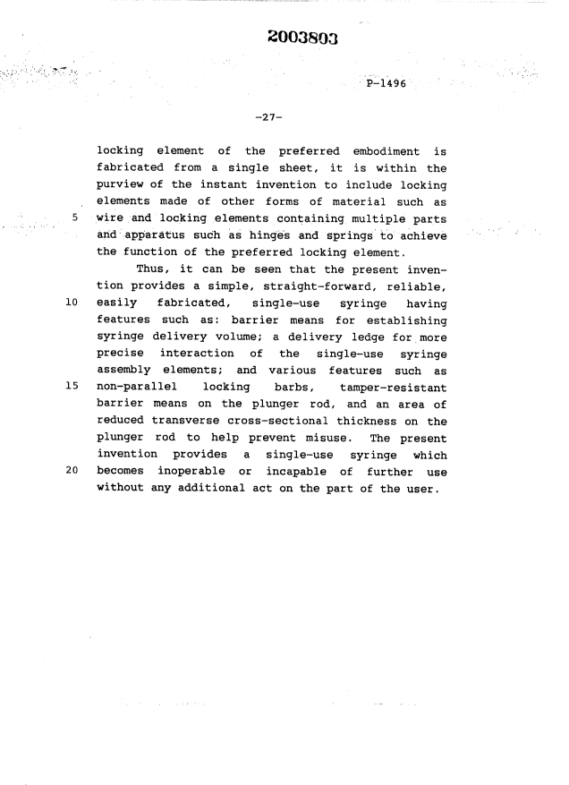 Canadian Patent Document 2003803. Description 19941018. Image 27 of 27