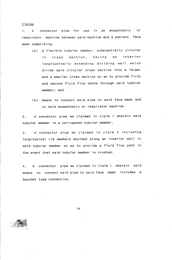 Document de brevet canadien 2004930. Revendications 19940409. Image 1 de 2