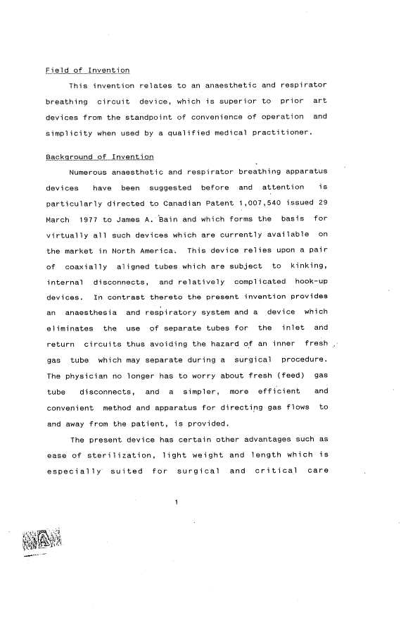 Canadian Patent Document 2004930. Description 19940409. Image 1 of 13