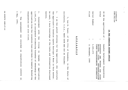 Canadian Patent Document 2005070. Prosecution-Amendment 19941212. Image 2 of 3