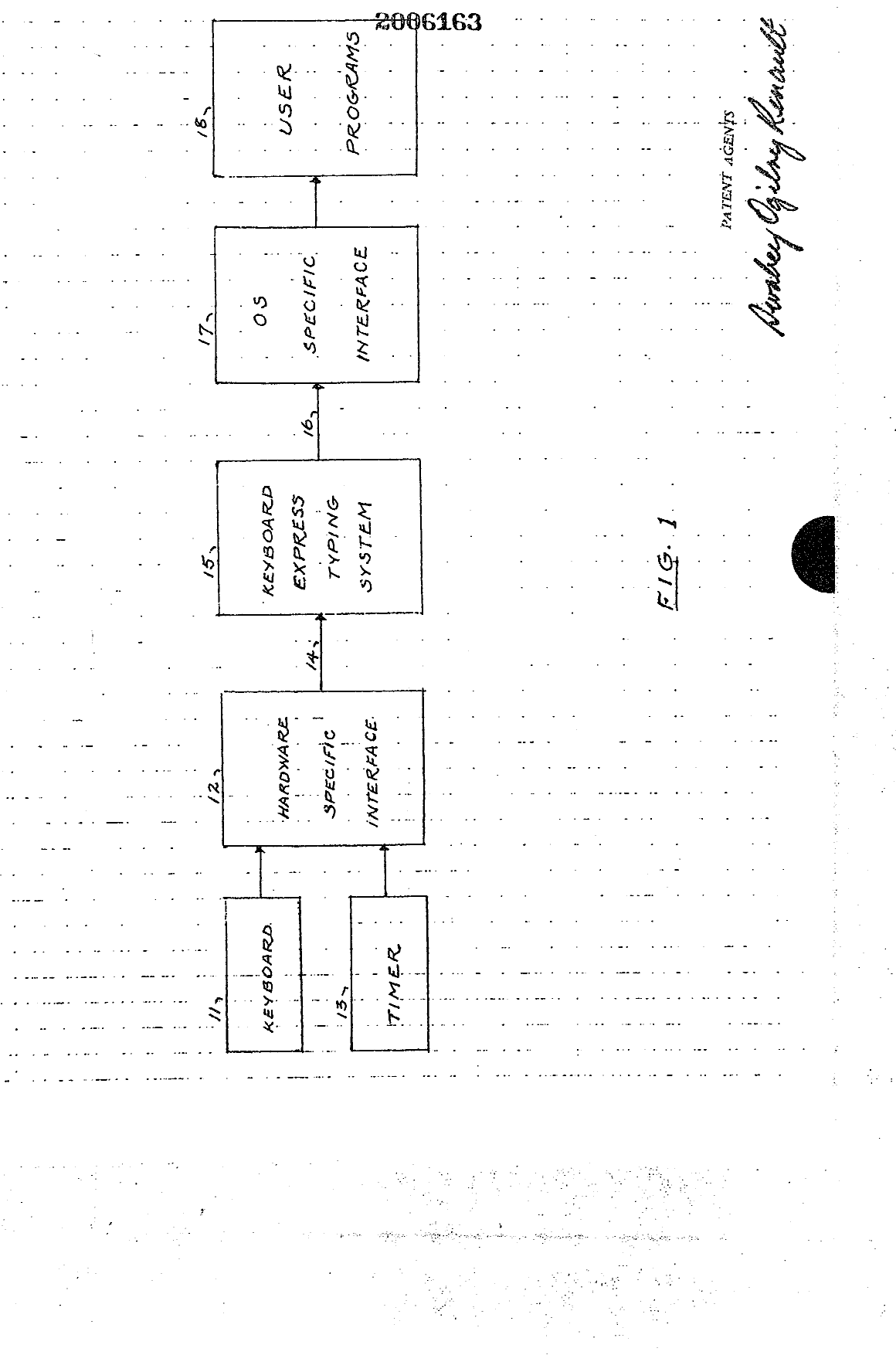 Document de brevet canadien 2006163. Dessins 19900621. Image 1 de 4