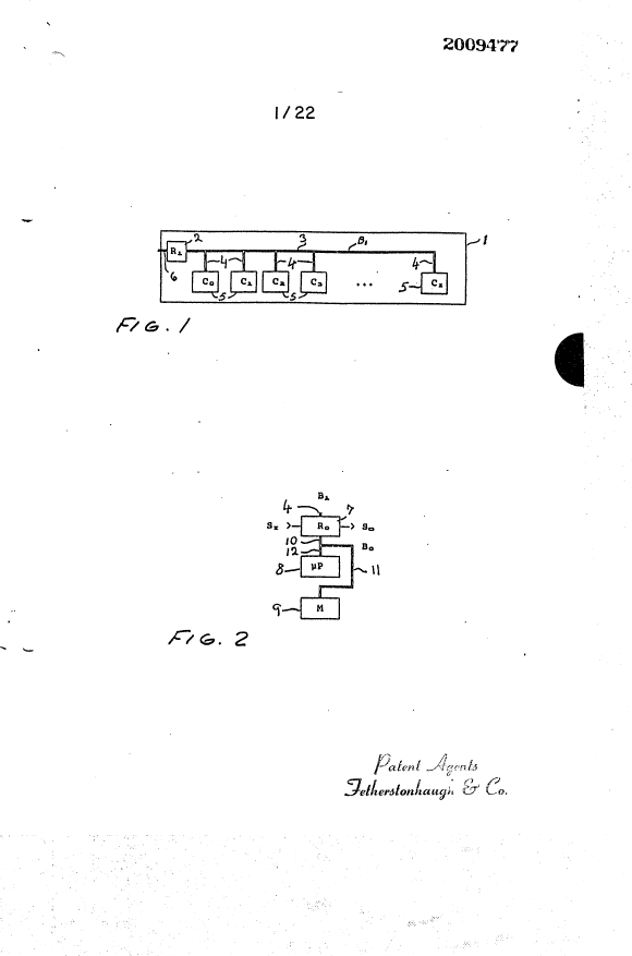 Canadian Patent Document 2009477. Drawings 19900808. Image 1 of 22