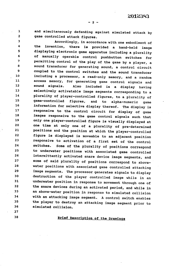 Canadian Patent Document 2012383. Description 19940226. Image 2 of 22