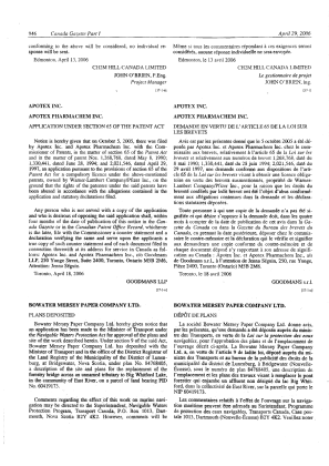 Document de brevet canadien 2021546. Correspondance 20051205. Image 17 de 17